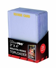 ROOKIE TOPLOADER AND SLEEVES - 3'' X 4'' - Holds 35pt